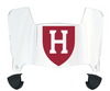 Harvard Crimson Mini Football Helmet Visor Shield w/ Clips - PICK VISOR & LOGO COLOR
