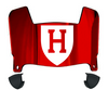 Harvard Crimson Mini Football Helmet Visor Shield w/ Clips - PICK VISOR & LOGO COLOR