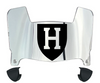 Harvard Crimson Mini Football Helmet Visor Shield w/ Clips - PICK VISOR & LOGO COLOR