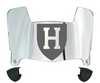 Harvard Crimson Mini Football Helmet Visor Shield w/ Clips - PICK VISOR & LOGO COLOR