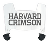 Harvard Crimson Mini Football Helmet Visor Shield w/ Clips - PICK VISOR & LOGO COLOR