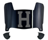 Harvard Crimson Mini Football Helmet Visor Shield w/ Clips - PICK VISOR & LOGO COLOR