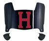 Harvard Crimson Mini Football Helmet Visor Shield w/ Clips - PICK VISOR & LOGO COLOR