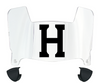 Harvard Crimson Mini Football Helmet Visor Shield w/ Clips - PICK VISOR & LOGO COLOR