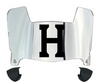 Harvard Crimson Mini Football Helmet Visor Shield w/ Clips - PICK VISOR & LOGO COLOR