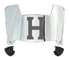 Harvard Crimson Mini Football Helmet Visor Shield w/ Clips - PICK VISOR & LOGO COLOR