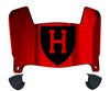 Harvard Crimson Mini Football Helmet Visor Shield w/ Clips - PICK VISOR & LOGO COLOR