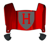 Harvard Crimson Mini Football Helmet Visor Shield w/ Clips - PICK VISOR & LOGO COLOR