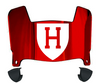 Harvard Crimson Mini Football Helmet Visor Shield w/ Clips - PICK VISOR & LOGO COLOR