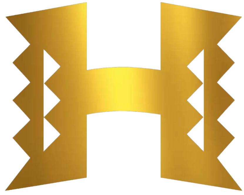 Hawaii Warriors GOLD CHROME MIRROR Alternate Logo Premium DieCut Vinyl Decal PICK SIZE