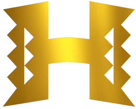 Hawaii Warriors GOLD CHROME MIRROR Alternate Logo Premium DieCut Vinyl Decal PICK SIZE