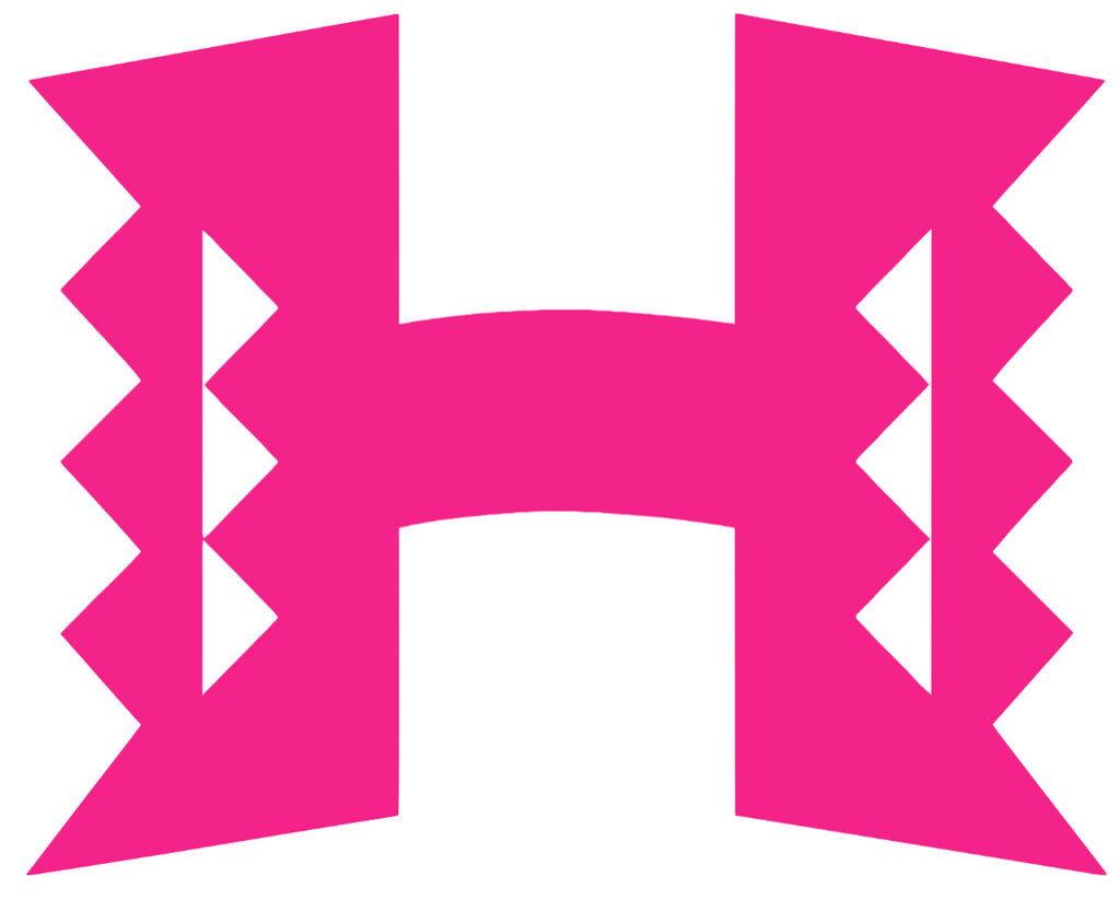 Hawaii Warriors Hot Pink Alternate Logo Premium DieCut Vinyl Decal PICK SIZE