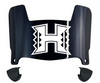 Hawaii Warriors Mini Football Helmet Visor Shield w/ Clips - PICK VISOR & LOGO COLOR
