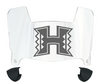 Hawaii Warriors Mini Football Helmet Visor Shield w/ Clips - PICK VISOR & LOGO COLOR