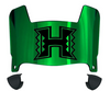 Hawaii Warriors Mini Football Helmet Visor Shield w/ Clips - PICK VISOR & LOGO COLOR