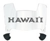 Hawaii Warriors Mini Football Helmet Visor Shield w/ Clips - PICK VISOR & LOGO COLOR