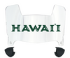 Hawaii Warriors Mini Football Helmet Visor Shield w/ Clips - PICK VISOR & LOGO COLOR