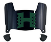 Hawaii Warriors Mini Football Helmet Visor Shield w/ Clips - PICK VISOR & LOGO COLOR