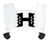 Hawaii Warriors Mini Football Helmet Visor Shield w/ Clips - PICK VISOR & LOGO COLOR