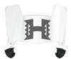 Hawaii Warriors Mini Football Helmet Visor Shield w/ Clips - PICK VISOR & LOGO COLOR