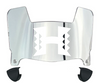 Hawaii Warriors Mini Football Helmet Visor Shield w/ Clips - PICK VISOR & LOGO COLOR