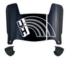 Hawaii Warriors Mini Football Helmet Visor Shield w/ Clips - PICK VISOR & LOGO COLOR