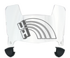 Hawaii Warriors Mini Football Helmet Visor Shield w/ Clips - PICK VISOR & LOGO COLOR