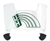 Hawaii Warriors Mini Football Helmet Visor Shield w/ Clips - PICK VISOR & LOGO COLOR