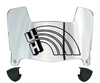 Hawaii Warriors Mini Football Helmet Visor Shield w/ Clips - PICK VISOR & LOGO COLOR