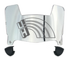 Hawaii Warriors Mini Football Helmet Visor Shield w/ Clips - PICK VISOR & LOGO COLOR