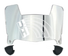 Hawaii Warriors Mini Football Helmet Visor Shield w/ Clips - PICK VISOR & LOGO COLOR