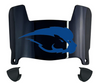 Hofstra Pride Mini Football Helmet Visor Shield w/ Clips - PICK VISOR & LOGO COLOR