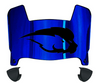 Hofstra Pride Mini Football Helmet Visor Shield w/ Clips - PICK VISOR & LOGO COLOR