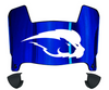 Hofstra Pride Mini Football Helmet Visor Shield w/ Clips - PICK VISOR & LOGO COLOR