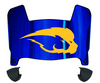 Hofstra Pride Mini Football Helmet Visor Shield w/ Clips - PICK VISOR & LOGO COLOR