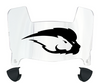 Hofstra Pride Mini Football Helmet Visor Shield w/ Clips - PICK VISOR & LOGO COLOR