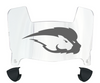 Hofstra Pride Mini Football Helmet Visor Shield w/ Clips - PICK VISOR & LOGO COLOR