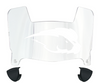 Hofstra Pride Mini Football Helmet Visor Shield w/ Clips - PICK VISOR & LOGO COLOR