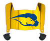 Hofstra Pride Mini Football Helmet Visor Shield w/ Clips - PICK VISOR & LOGO COLOR