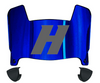 Hofstra Pride Mini Football Helmet Visor Shield w/ Clips - PICK VISOR & LOGO COLOR