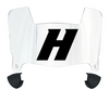 Hofstra Pride Mini Football Helmet Visor Shield w/ Clips - PICK VISOR & LOGO COLOR