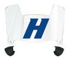 Hofstra Pride Mini Football Helmet Visor Shield w/ Clips - PICK VISOR & LOGO COLOR