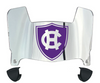 Holy Cross Crusaders Mini Football Helmet Visor Shield w/ Clips - PICK VISOR & LOGO COLOR