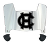 Holy Cross Crusaders Mini Football Helmet Visor Shield w/ Clips - PICK VISOR & LOGO COLOR