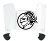 Holy Cross Crusaders Mini Football Helmet Visor Shield w/ Clips - PICK VISOR & LOGO COLOR