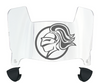 Holy Cross Crusaders Mini Football Helmet Visor Shield w/ Clips - PICK VISOR & LOGO COLOR