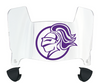 Holy Cross Crusaders Mini Football Helmet Visor Shield w/ Clips - PICK VISOR & LOGO COLOR
