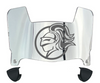 Holy Cross Crusaders Mini Football Helmet Visor Shield w/ Clips - PICK VISOR & LOGO COLOR