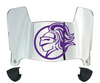 Holy Cross Crusaders Mini Football Helmet Visor Shield w/ Clips - PICK VISOR & LOGO COLOR
