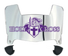 Holy Cross Crusaders Mini Football Helmet Visor Shield w/ Clips - PICK VISOR & LOGO COLOR